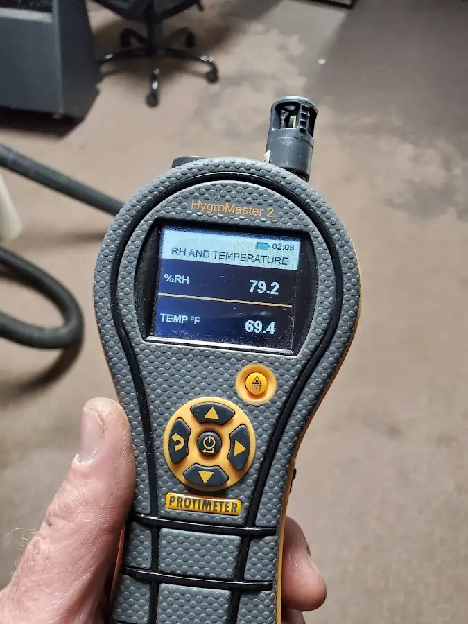 Moisture meter humidity assessment for Fire & Smoke Damage Restoration in Lansdowne